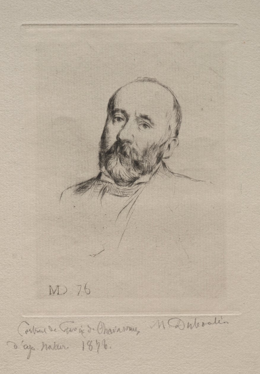 Puvis de Chavannes，1876年。 作者 马赛琳·吉尔伯特·德斯布丁