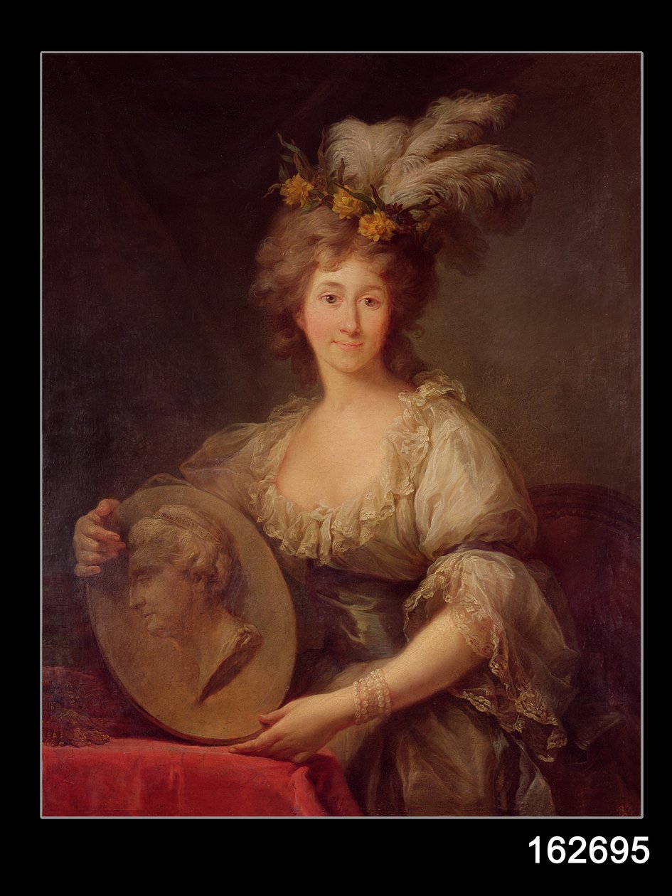 Anne Biron（1750-1850）Courland公主的肖像，1795年 作者 马切洛·巴恰里亚里