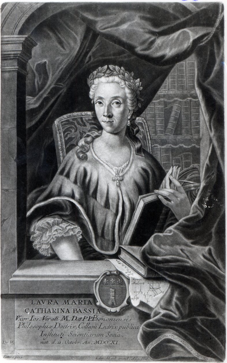 Laura Maria Caterina Bassi，由Johann Jakob Haid雕刻 作者 马可·阿尔维斯·皮特里