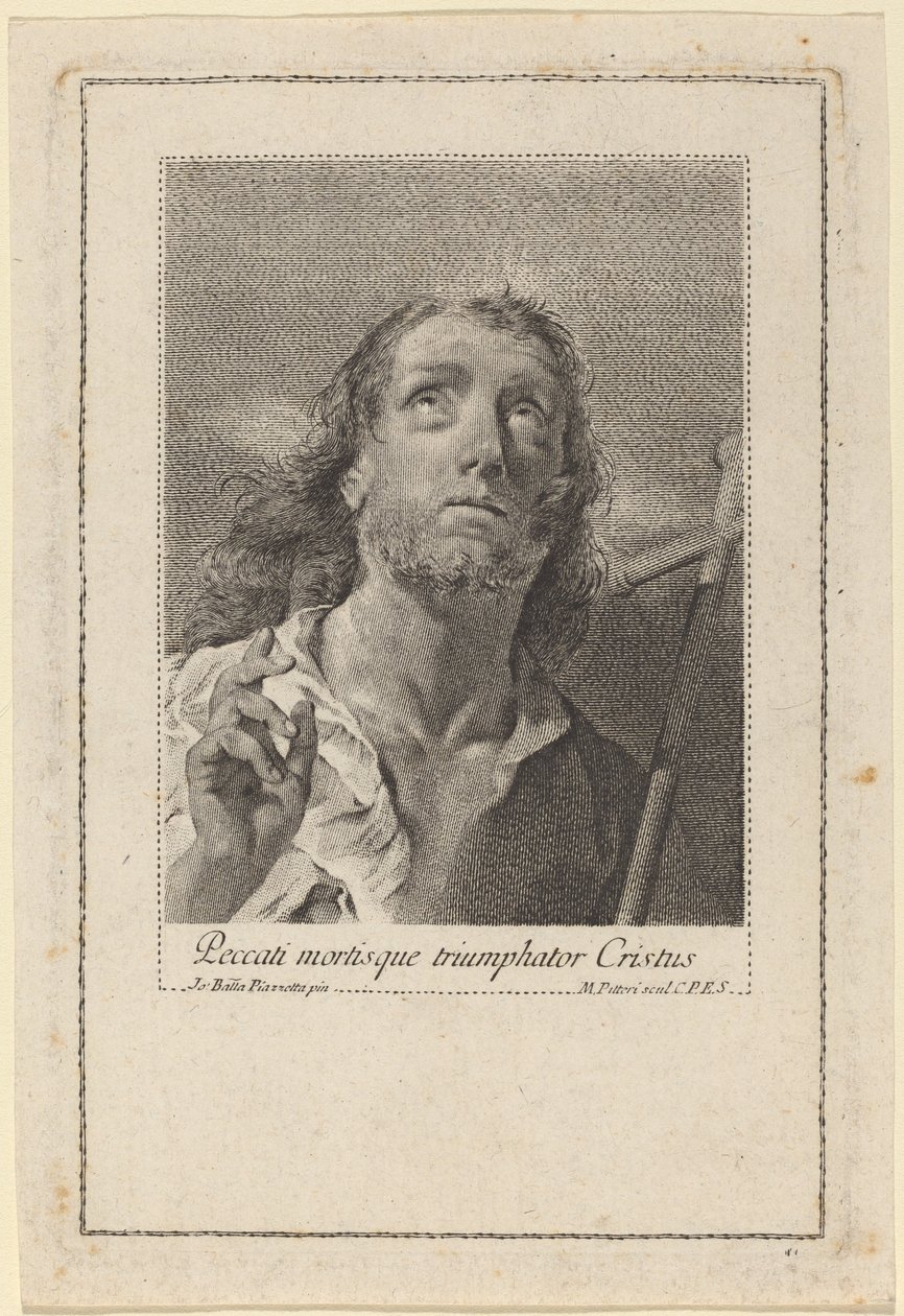 基督的胜利 作者 Marco Alvise Pitteri 在 Giovanni Battista Piazzetta 之后