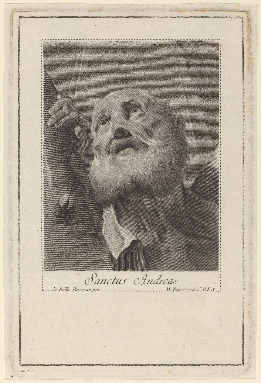 安德烈亚斯圣歌 作者 Marco Alvise Pitteri 在 Giovanni Battista Piazzetta 之后