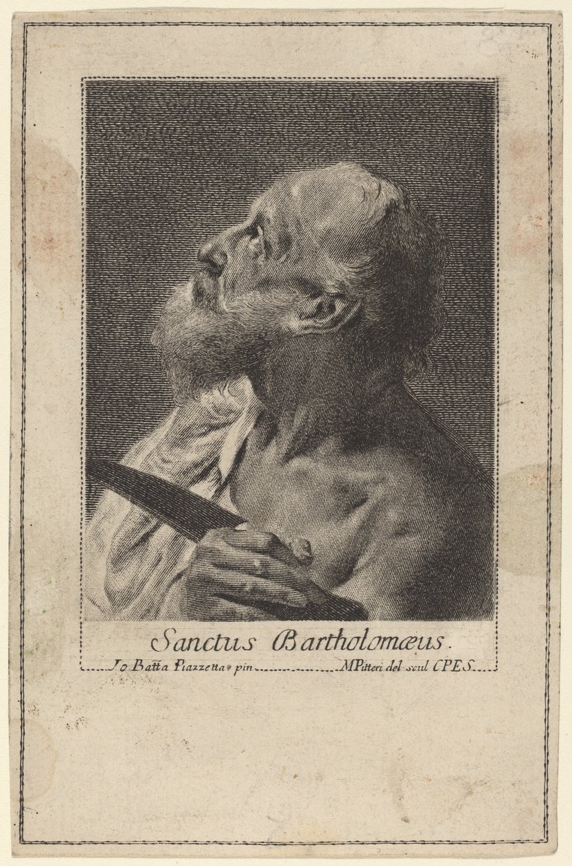 巴塞洛缪圣歌 作者 Marco Alvise Pitteri 在 Giovanni Battista Piazzetta 之后
