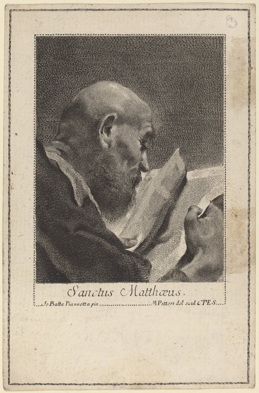 圣歌 作者 Marco Alvise Pitteri 在 Giovanni Battista Piazzetta 之后