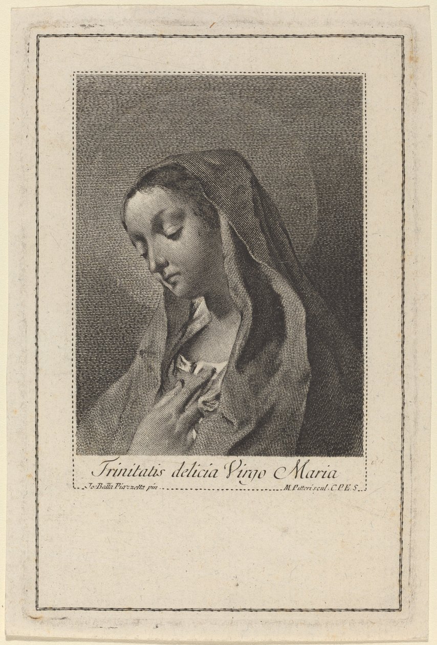 圣母进殿派 作者 Marco Alvise Pitteri 在 Giovanni Battista Piazzetta 之后