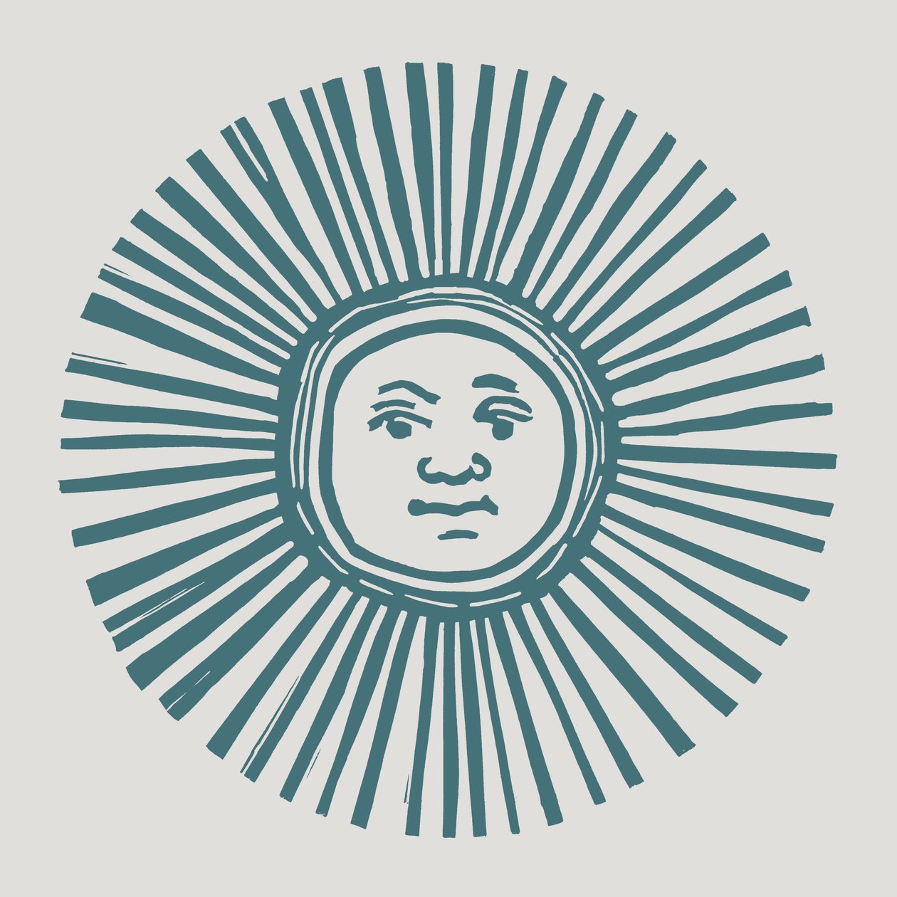 Sol Invictus，2023 年（纸面油毡） 作者 马尔科·坎佩德利