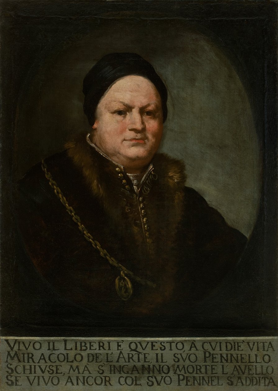画家彼得·利贝里（Pietro Liberi）的肖像1605-1687 作者 马可·利比里（Marco Liberi）