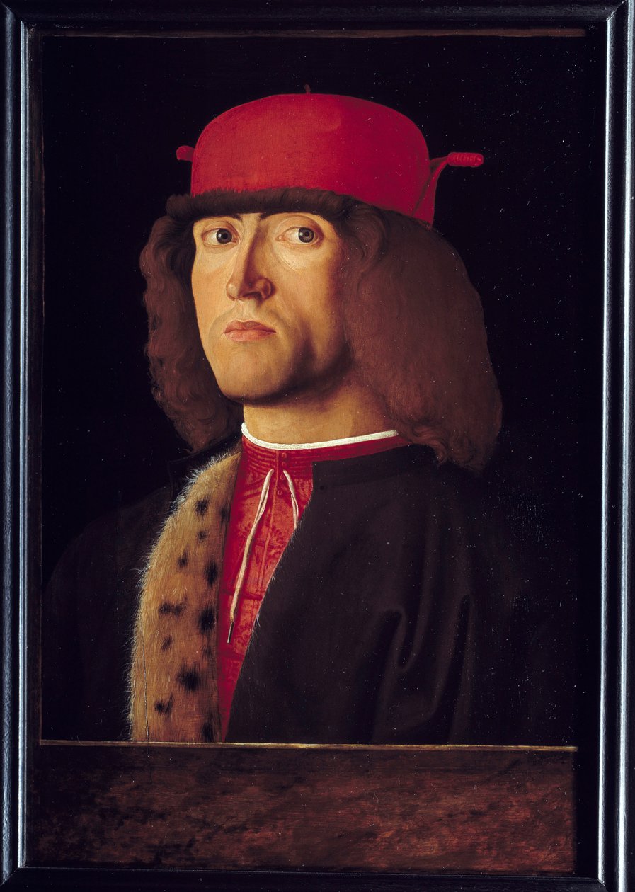 Marco Marziale (1440-1507) 的人画肖像 作者 马克·马齐亚莱