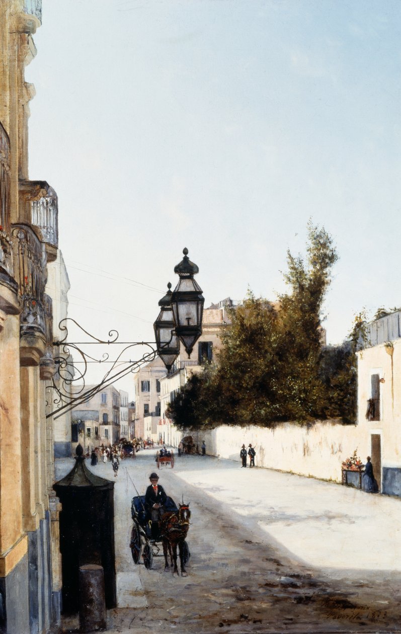La Favorita in Portici（布面油画 作者 马可·迪·格雷戈里奥（Marco di Gregorio）