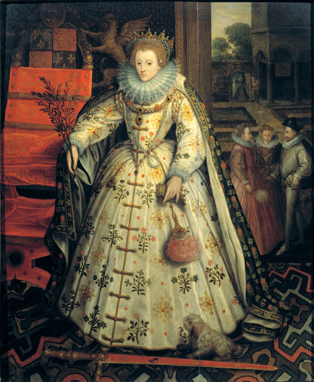 女王伊丽莎白一世，1580年 作者 马库斯·盖埃拉特（Marcus Gheeraerts）