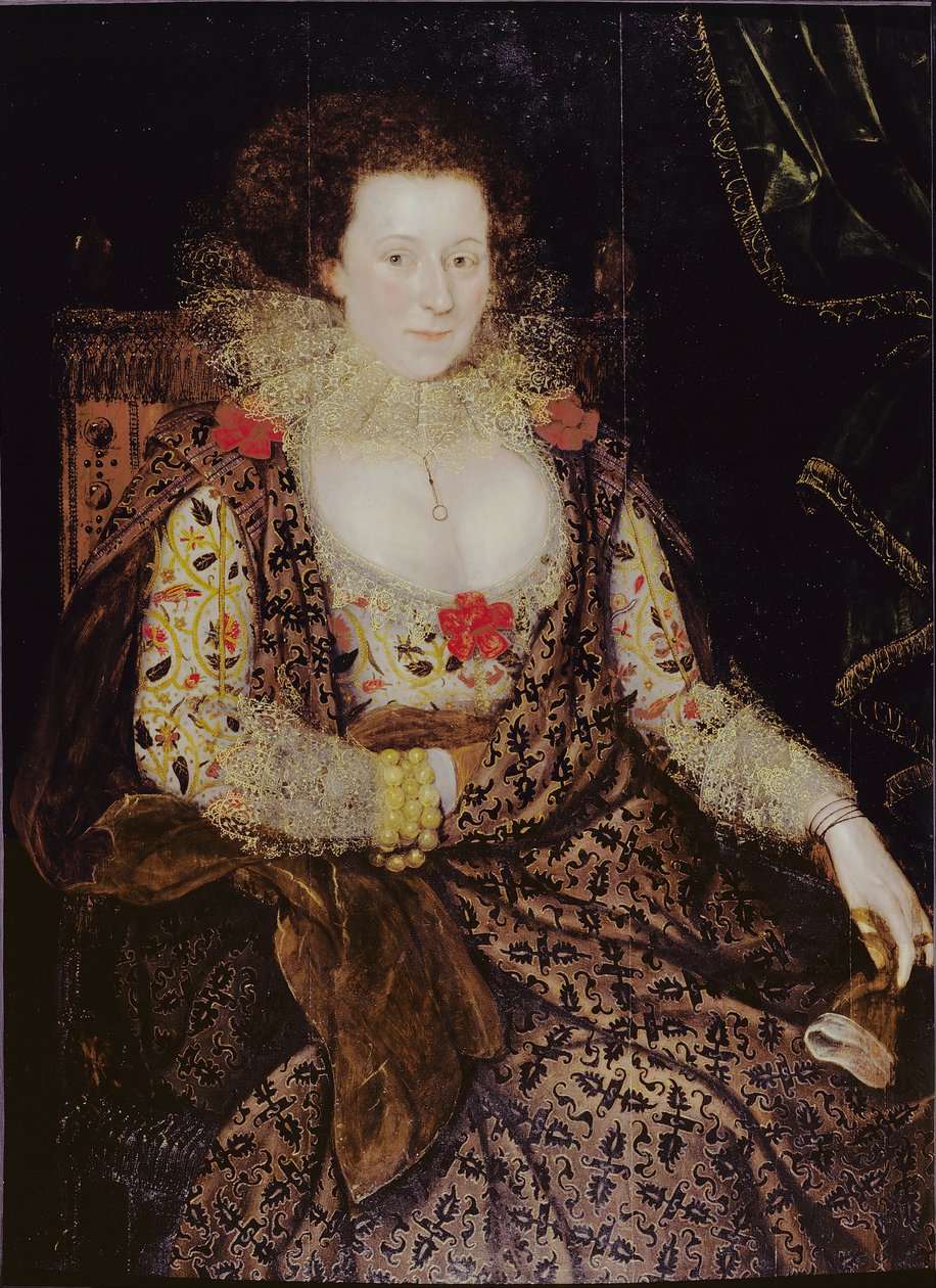 一位女士的画像 作者 Marcus Garret Gheeraerts the Younger