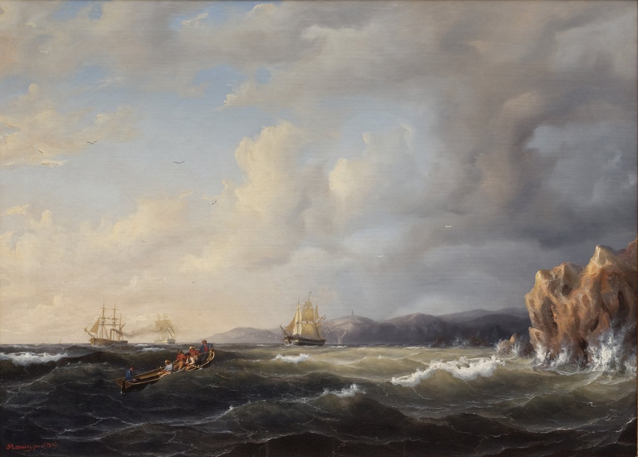 1849年，在Kullaberg，Bark击败Windward 作者 马库斯·拉森（Marcus Larson）