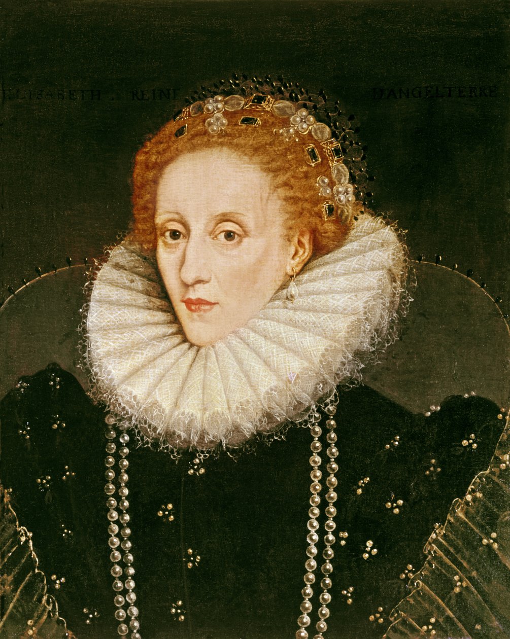 伊丽莎白女王一世的肖像（1533-1603） 作者 Marcus Garret Gheeraerts the Younger