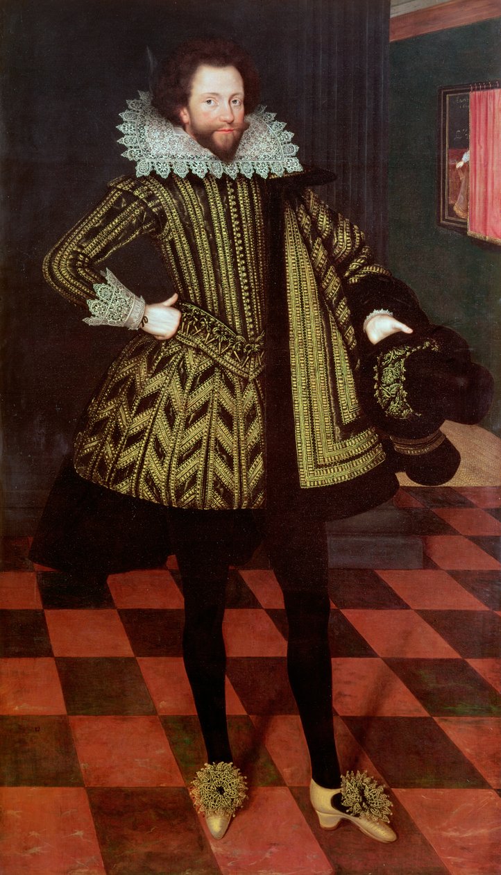 1614年，谷仓榆树的约翰肯尼迪爵士 作者 Marcus Garret Gheeraerts the Younger