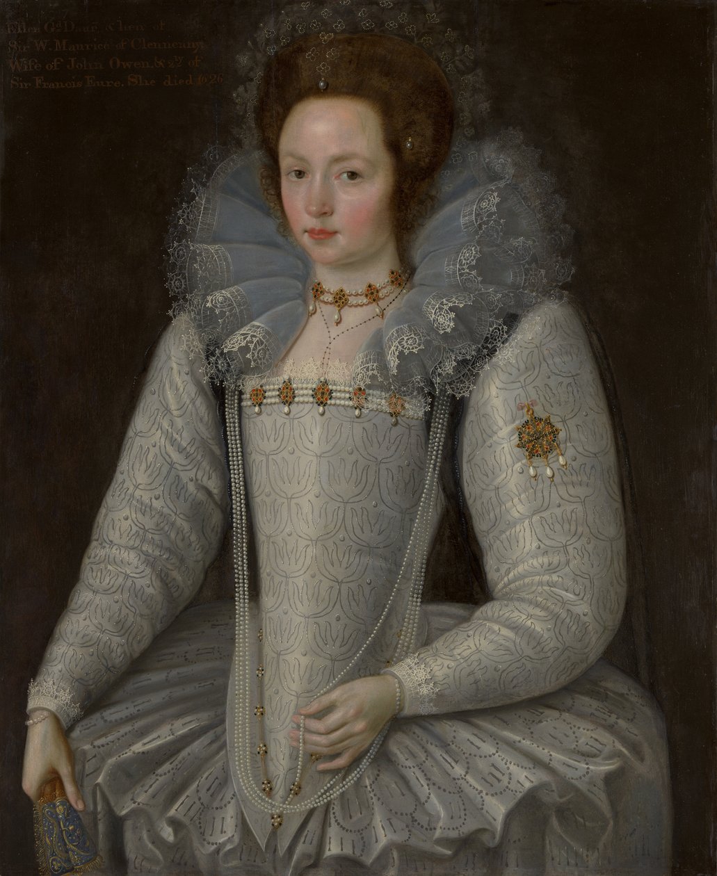 艾伦·莫里斯（Ellen Maurice）1578-1626，1597年。 作者 Marcus Garret Gheeraerts the Younger