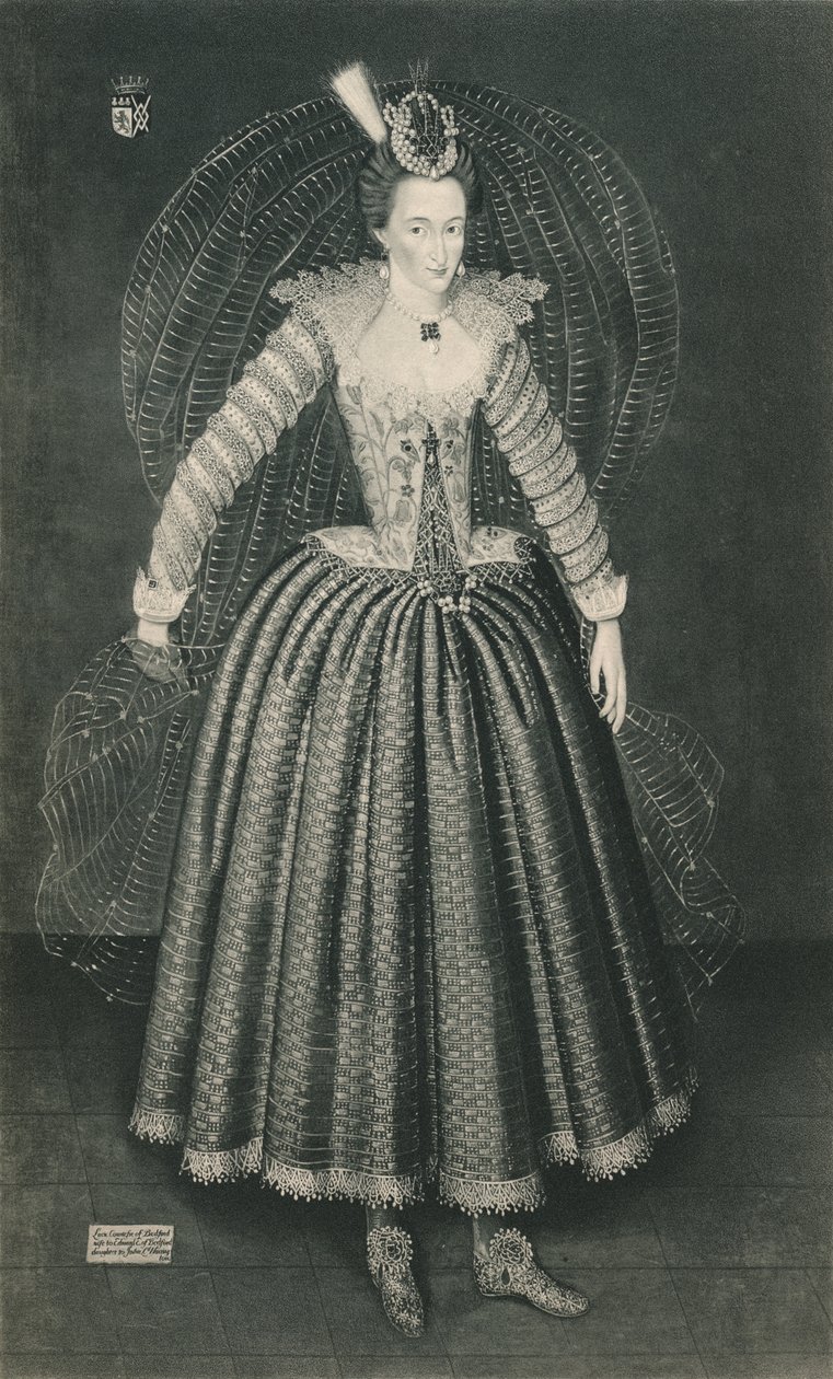 露西·哈灵顿，贝德福德伯爵夫人，16世纪，1904年 作者 Marcus Garret Gheeraerts the Younger