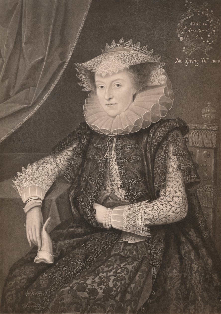玛丽·西德尼（Mary Sidney），彭布罗克伯爵夫人，1614年，1904年 作者 Marcus Garret Gheeraerts the Younger