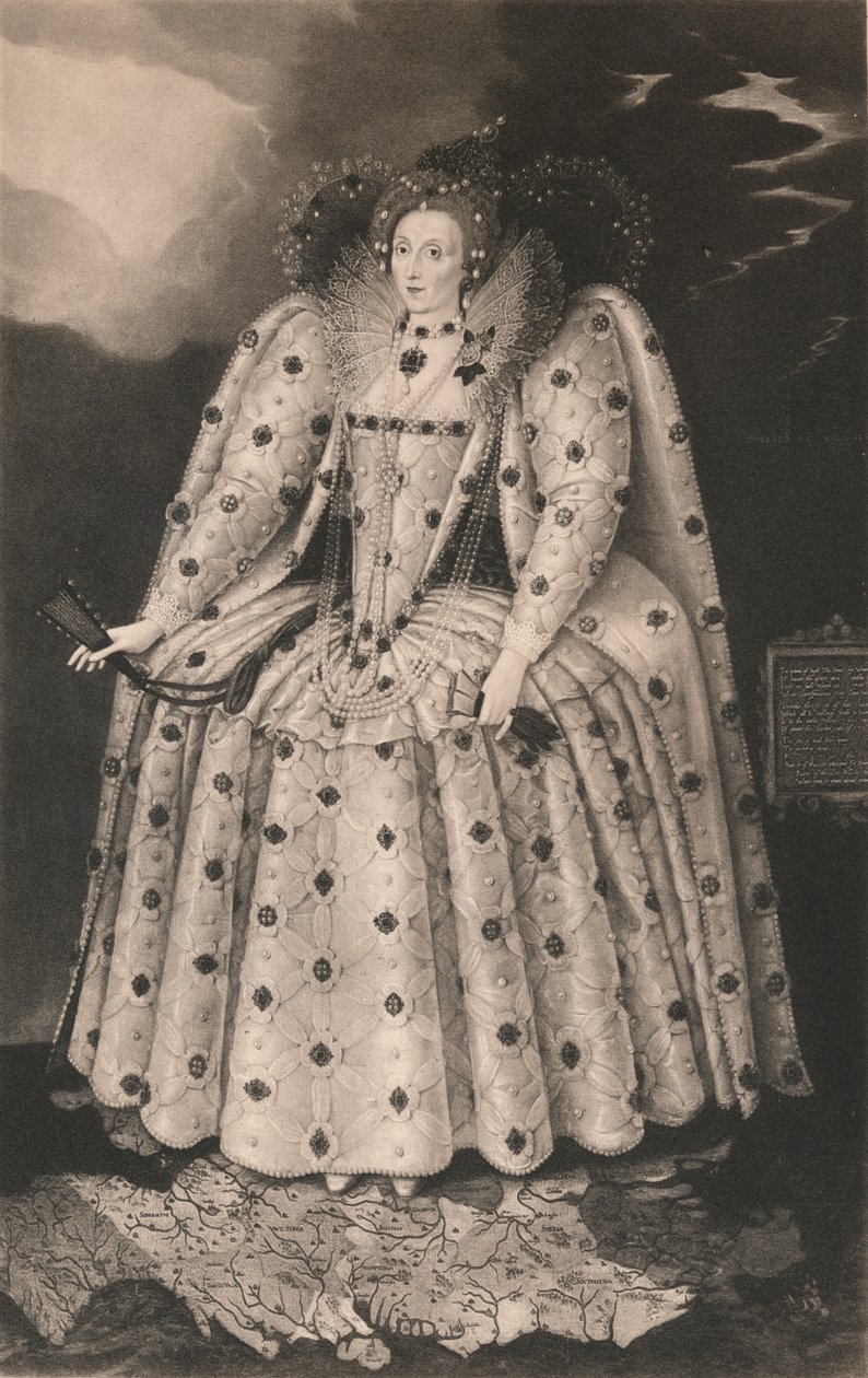 伊丽莎白女王（Queen Elizabeth），1592年，1904年 作者 Marcus Garret Gheeraerts the Younger