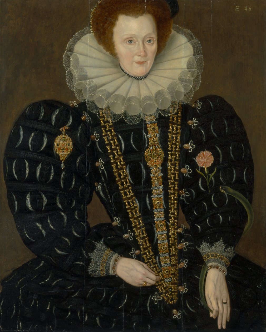 一个名叫伊丽莎白·奈特利夫人的女人 作者 Marcus Gheeraerts the Younger