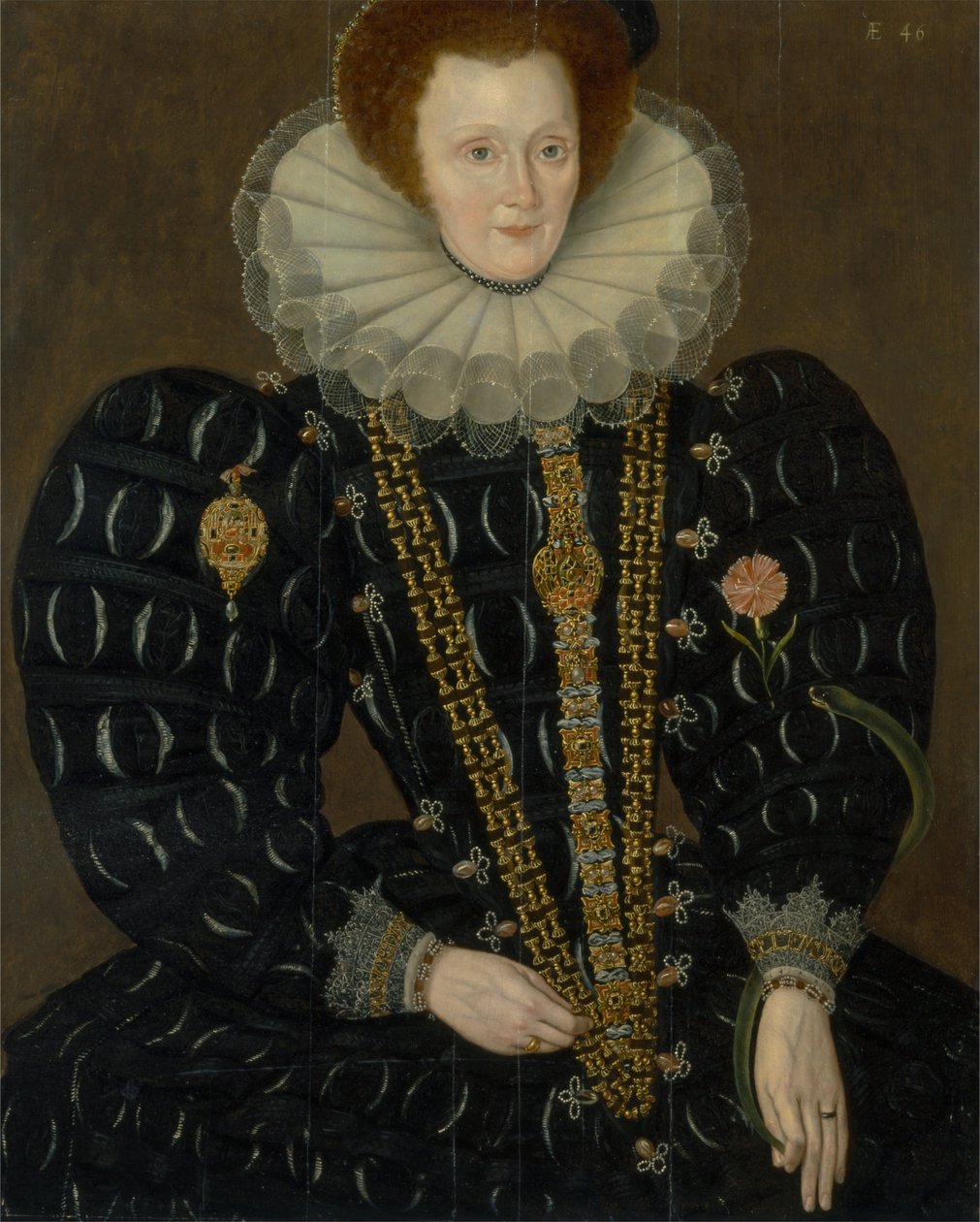 一个叫伊丽莎白-奈特利女士的女人 作者 Marcus Gheeraerts the Younger