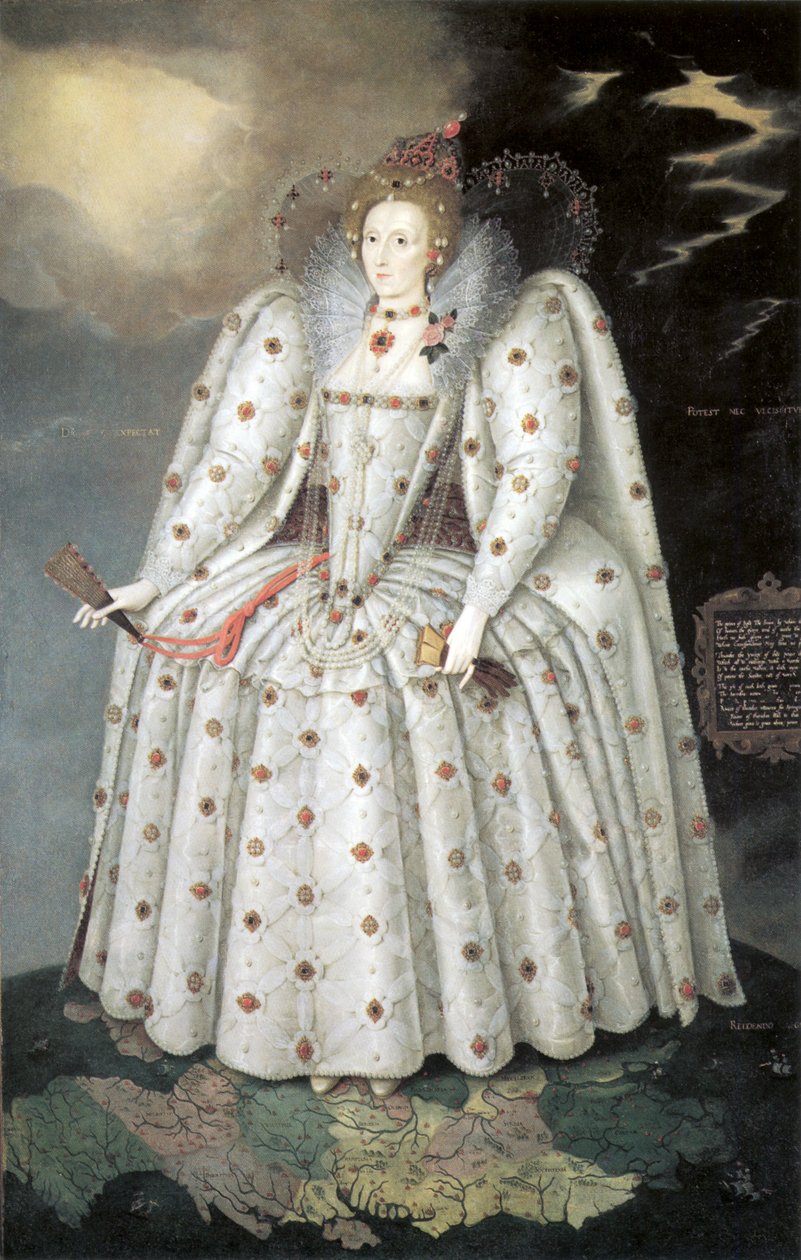 伊丽莎白一世女王（迪奇利肖像） 作者 Marcus Gheeraerts the Younger