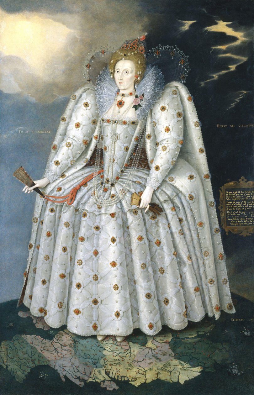 伊丽莎白一世女王（迪奇利肖像） 作者 Marcus Gheeraerts the Younger