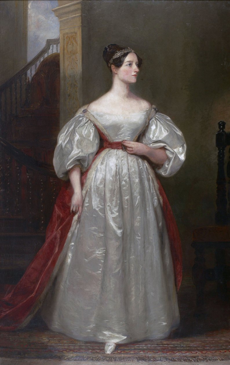 艾达·洛夫莱斯（Ada Lovelace）的肖像（1815-1852） 作者 玛格丽特·莎拉·卡彭特