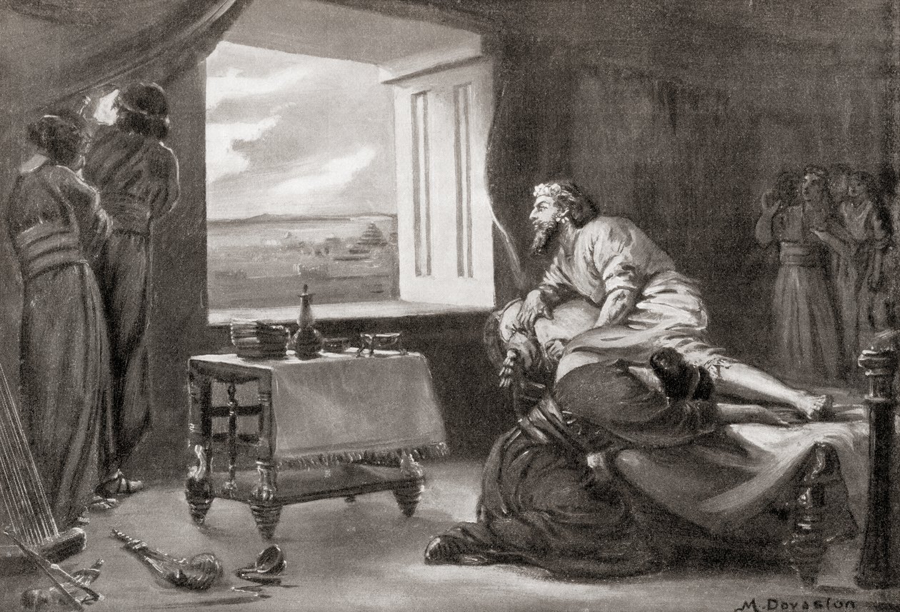 亚述日食，摘自哈钦森《民族史》，1915 年出版 作者 玛格丽特（后）多瓦斯顿