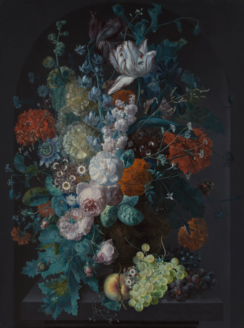 一个花瓶，1716年。 作者 玛格丽塔·哈弗曼