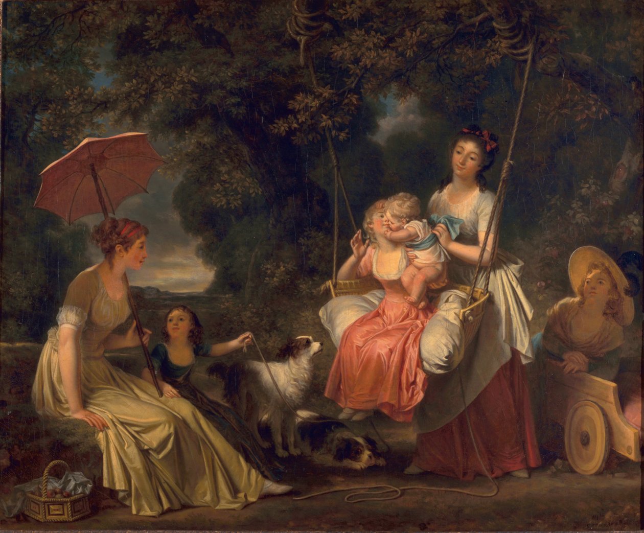 无罪之吻，或The Swing，1787-88 作者 玛格丽特·杰拉德