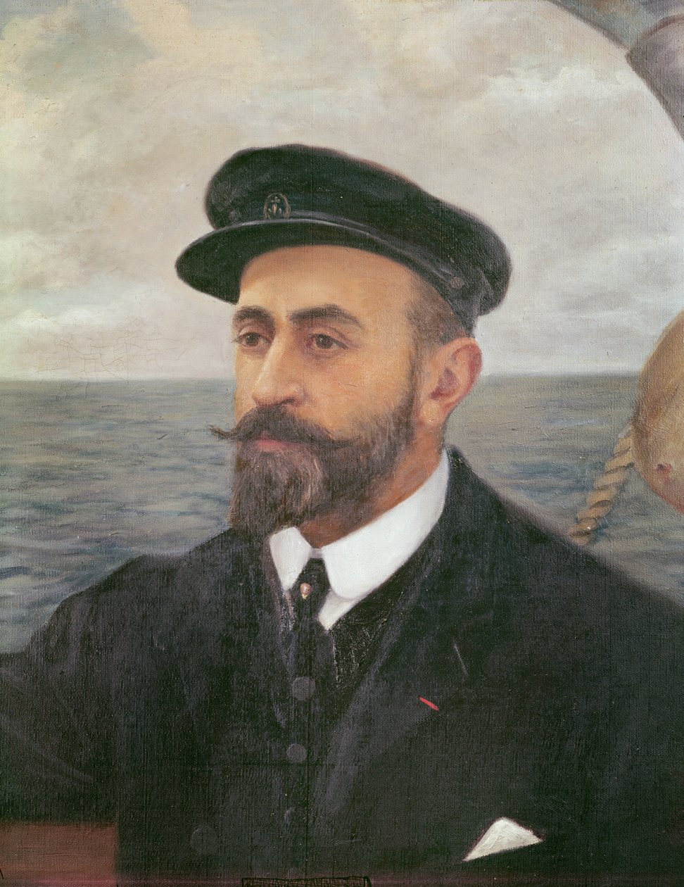 让·夏科（Jean Charcot，1867-1936）的妻子肖像（布面油画） 作者 玛格丽特（20 世纪）克勒利夏科