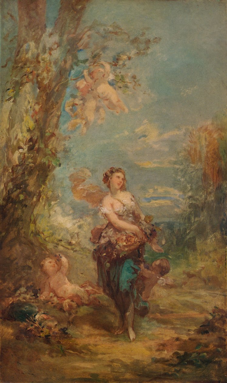 春装，c1802，1938年 作者 玛格丽特·杰拉德