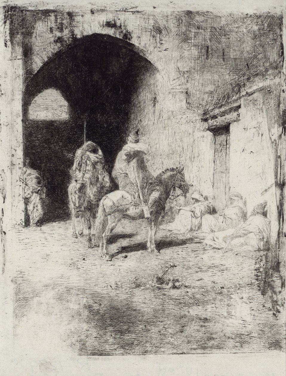 特图安的 Casbah 守卫 作者 玛丽亚·福图尼·马尔萨尔