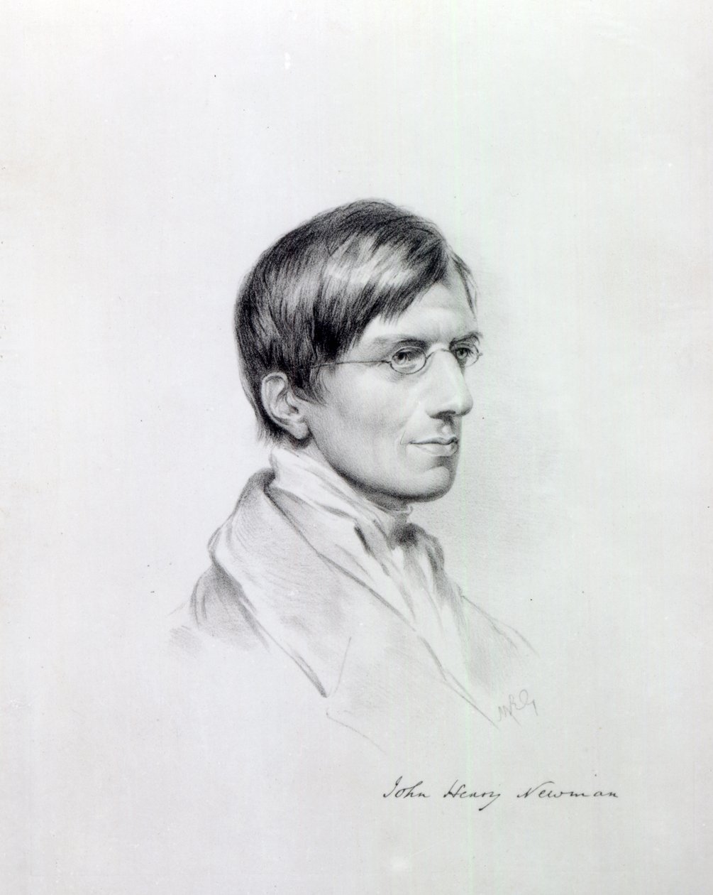 The Great Rev. JH Newman，由John Alfred Vinter雕刻，1850年 作者 玛丽亚·吉伯恩（Maria Giberne）