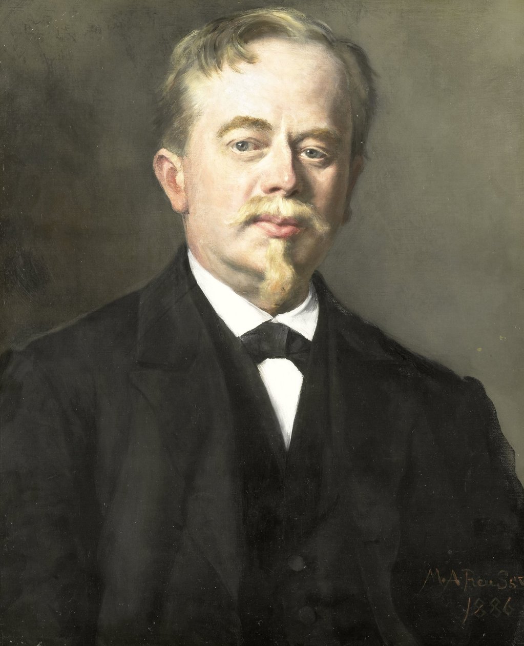 奥古斯都-阿勒贝（1838-1927 年）肖像 作者 Maria Alexandrina Reuss（萨克森·魏玛·艾森巴赫的公主）