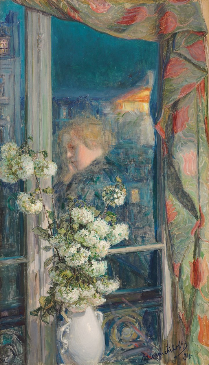 亲密世界的倒影，1894年 作者 玛丽亚·雅昆奇科娃（Maria Iakunchikova）