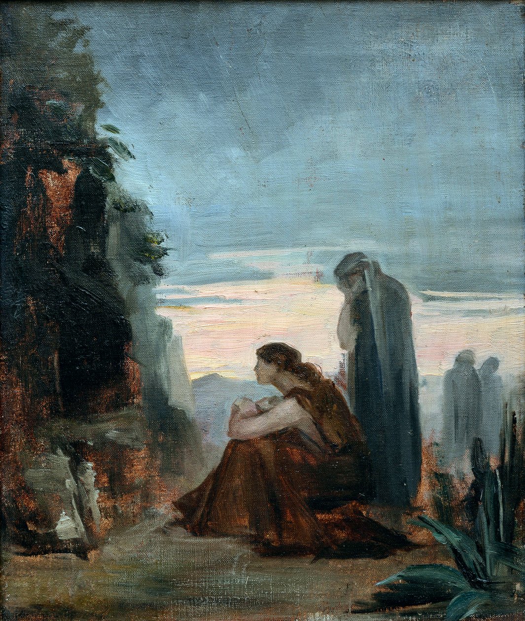 Les Myrrhophores - The Myrrhbearers par Marie Bashkirtseff - Bashkirtseva, Maria Konstantinovna (1860-1884) 作者 玛丽亚·康斯坦丁诺娃（Maria Konstantinova）Bashkirtseva