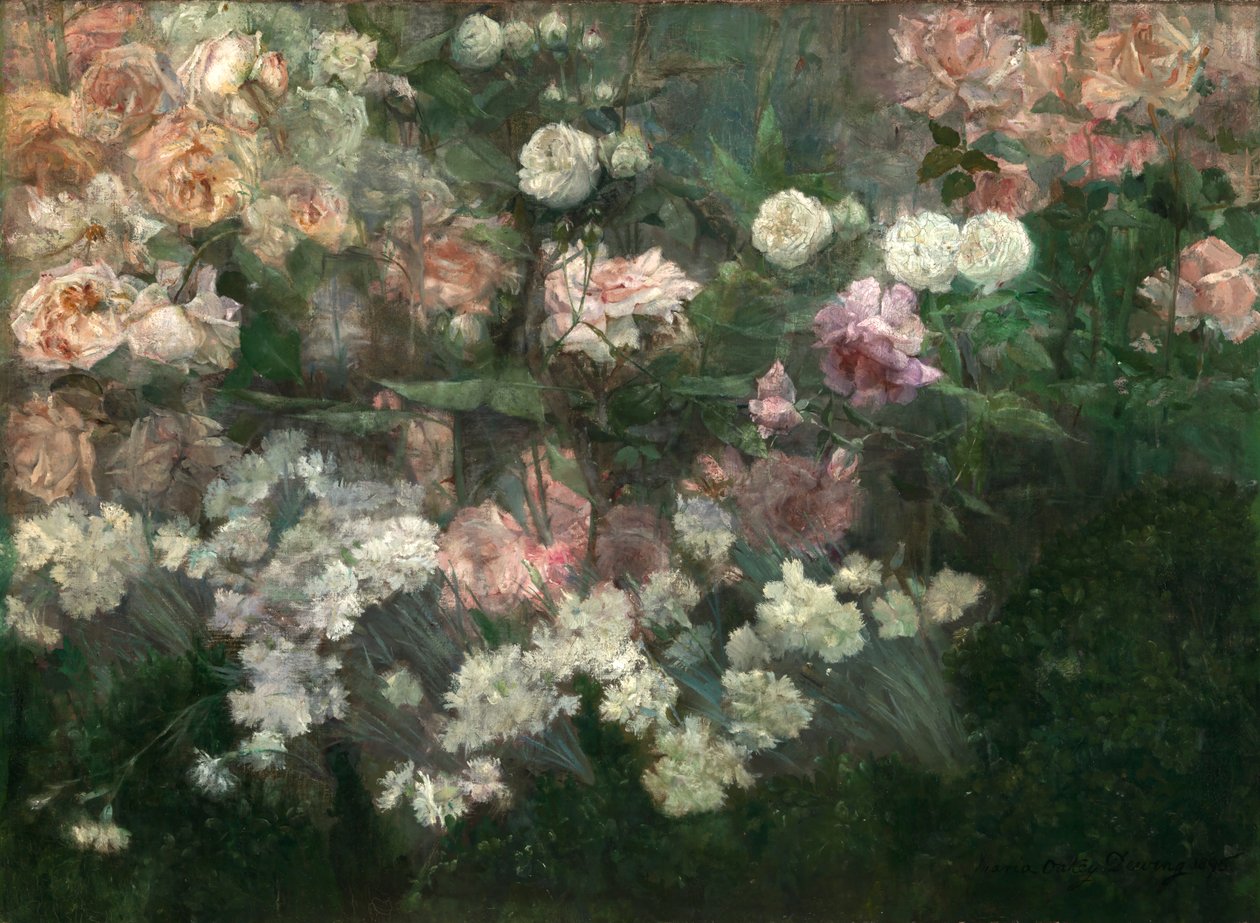 1895年5月，花园。 作者 玛丽亚·奥基·迪因