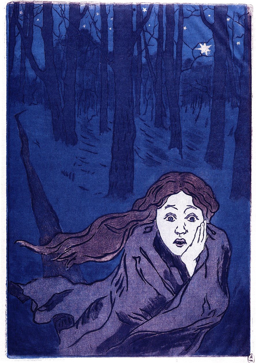 恐惧，1893-1894 作者 玛丽亚·瓦西里耶夫娜·亚昆奇科娃