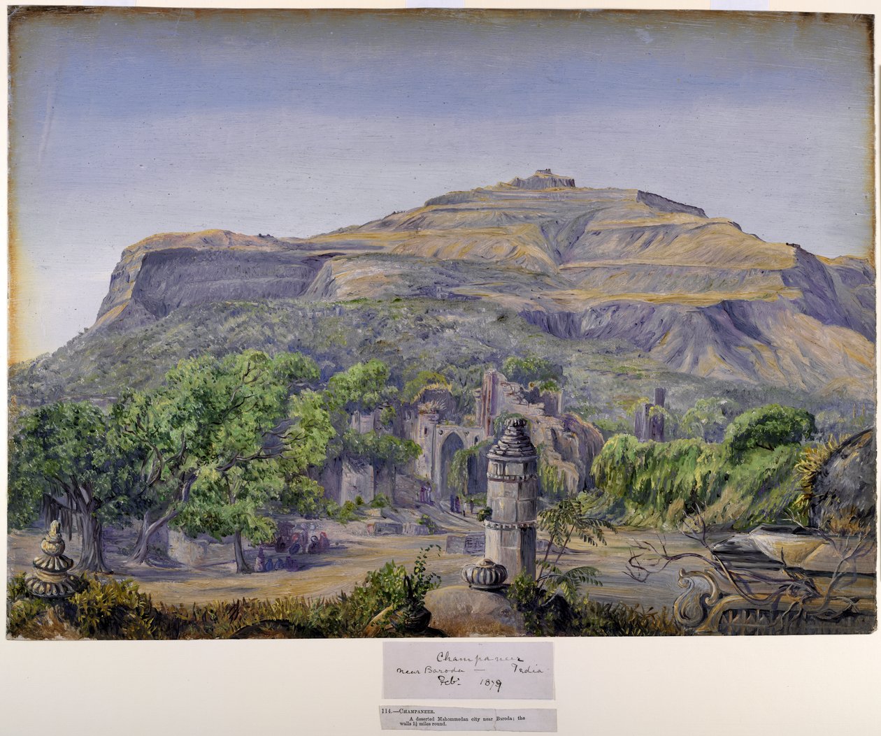 印度巴罗达附近的 Champaneer 作者 玛丽安·诺斯（Marianne North）