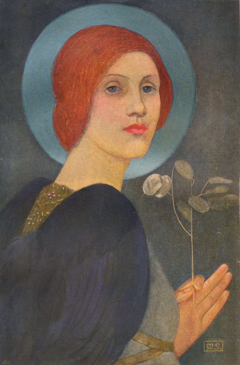 天使，c1905 作者 玛丽安斯托克斯