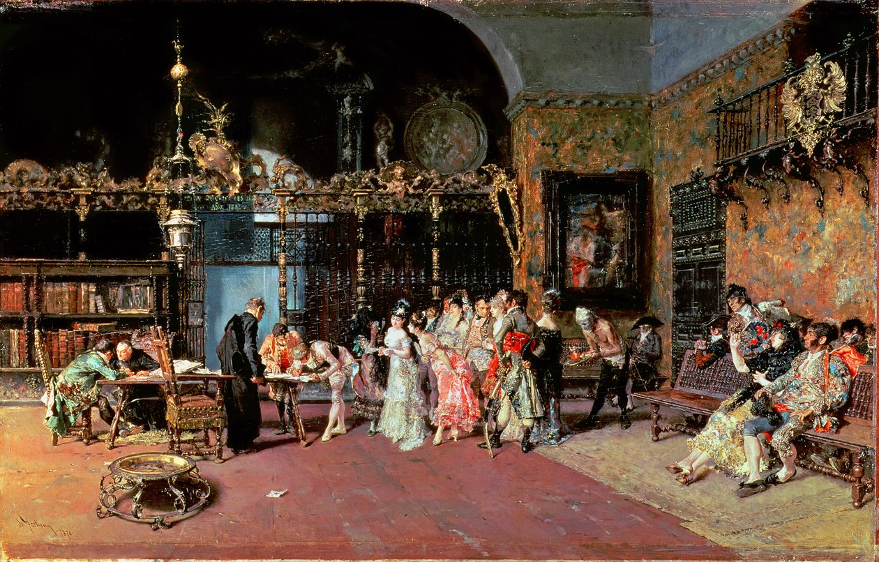 牧师住宅 作者 马里亚诺·何塞·玛丽亚·贝尔纳多 (1838 74) Fortuny y Carbó