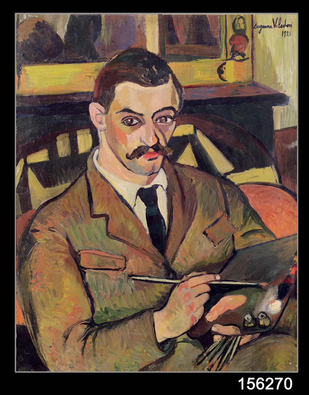 Maurice Utrillo（1883-1955）1921年的肖像 作者 玛丽·克莱门汀（苏珊娜）瓦拉登
