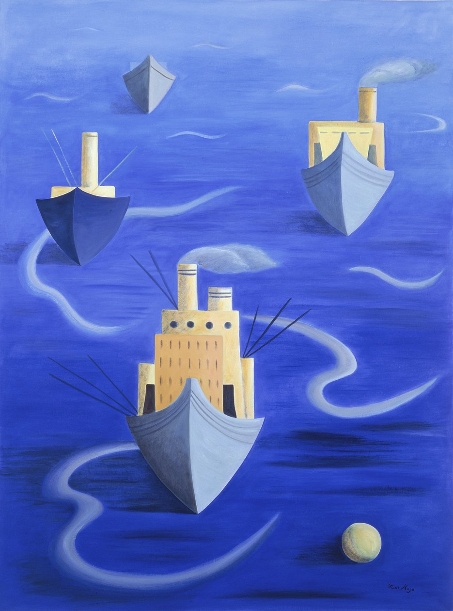 船在港，1994年 作者 玛丽·雨果