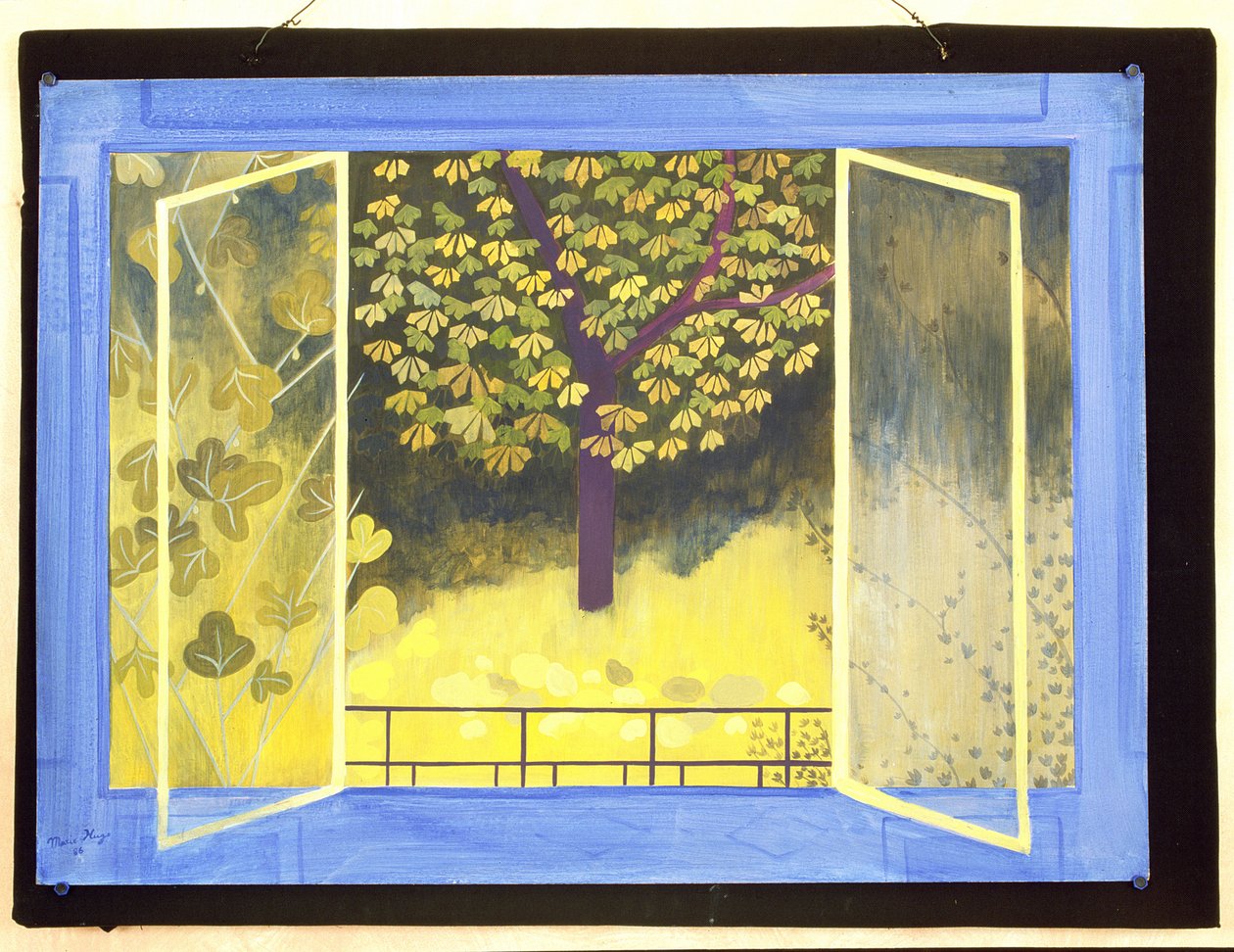 The Chestnut Tree，1987（丙烯酸树脂） 作者 玛丽·雨果