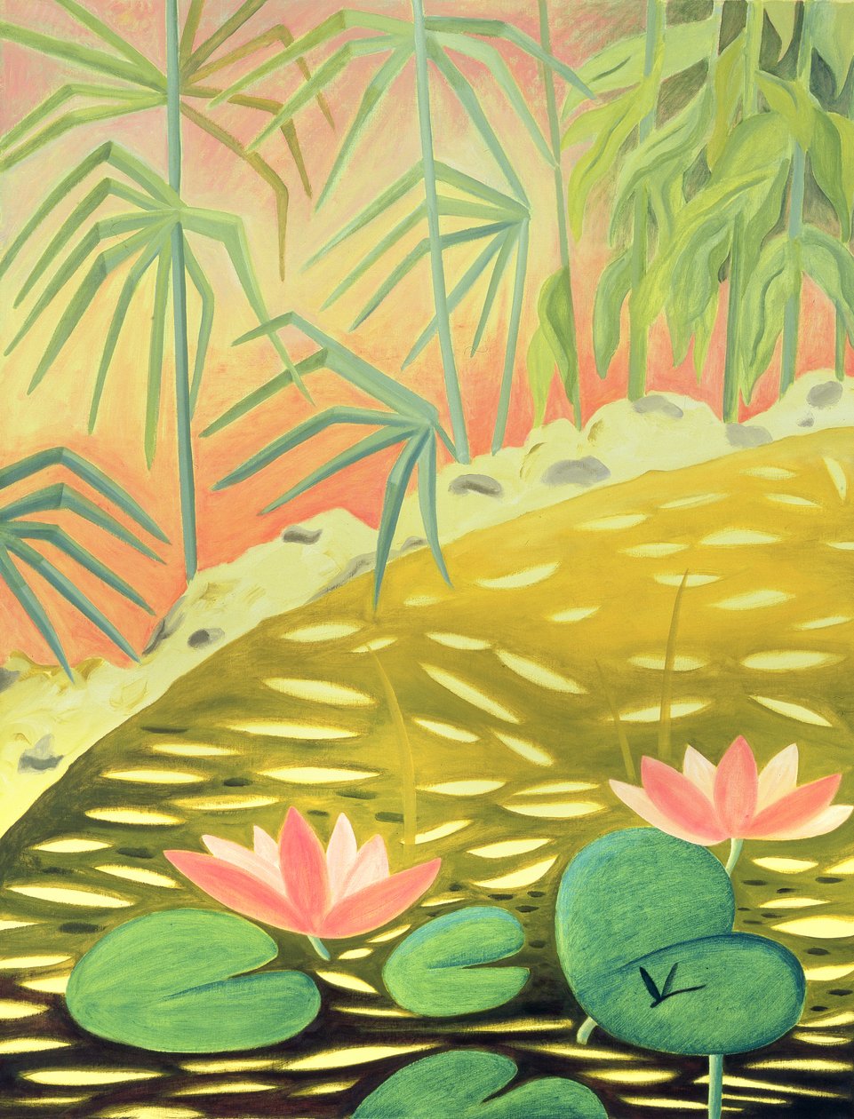 Water Lily Pond I，1994 作者 玛丽·雨果