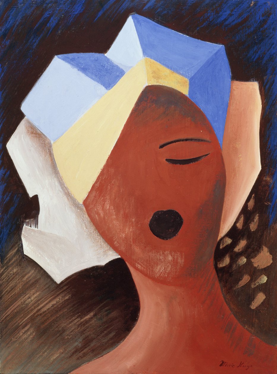 Zoe Chante I，1993（木材上的蛋彩画） 作者 玛丽·雨果