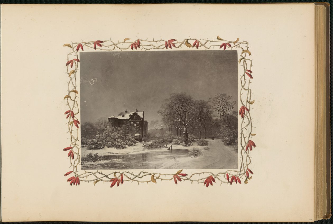 B夫人的相册，1870年代。 作者 玛丽·布兰奇（Marie Blanche）汉娜（Hennenelle Fournier）