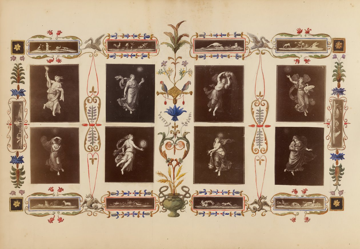 B夫人的相册，1870年代。 作者 玛丽·布兰奇（Marie Blanche）汉娜（Hennenelle Fournier）