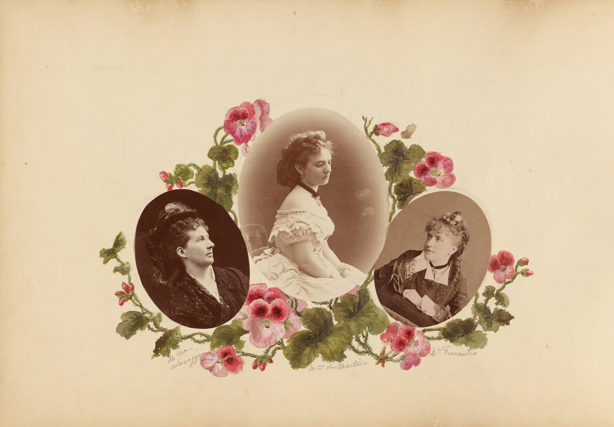 B夫人的相册，1870年代。 作者 玛丽·布兰奇（Marie Blanche）汉娜（Hennenelle Fournier）