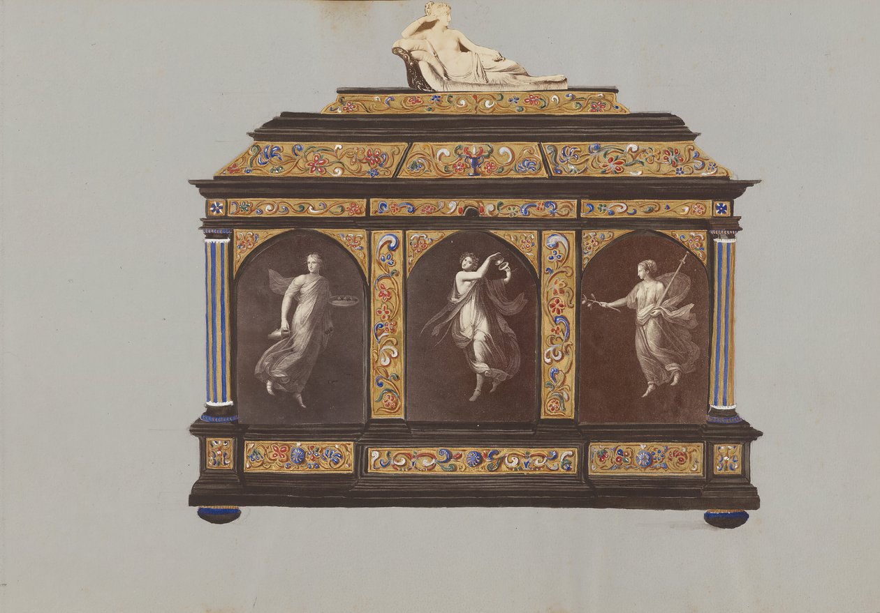 B夫人的相册，1870年代。 作者 玛丽·布兰奇（Marie Blanche）汉娜（Hennenelle Fournier）